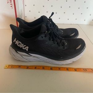 A1905 - D2 - Hoka One One - Size 8 Women Shoes ~ Walking (Black) Lots of Life!